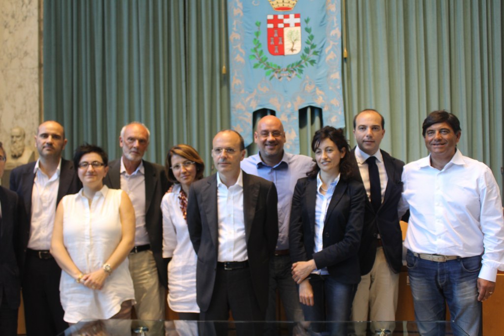 Da sinistra: Sara Serafini, Nicolà Podestà, Enrica Fresia, Carlo Capacci, Giuseppe Zagarella, Maria Teresa Parodi
