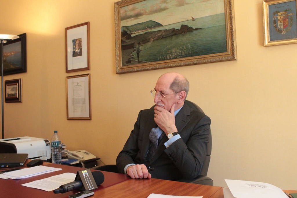 Il presidente della Provincia di Imperia Luigi Sappa