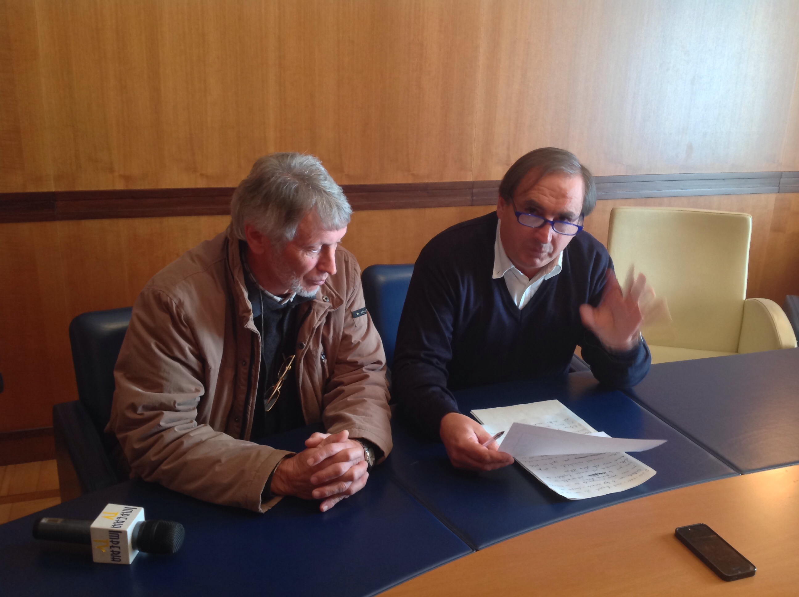 Da sinistra GianStefano Orengo e Alberto Alberti
