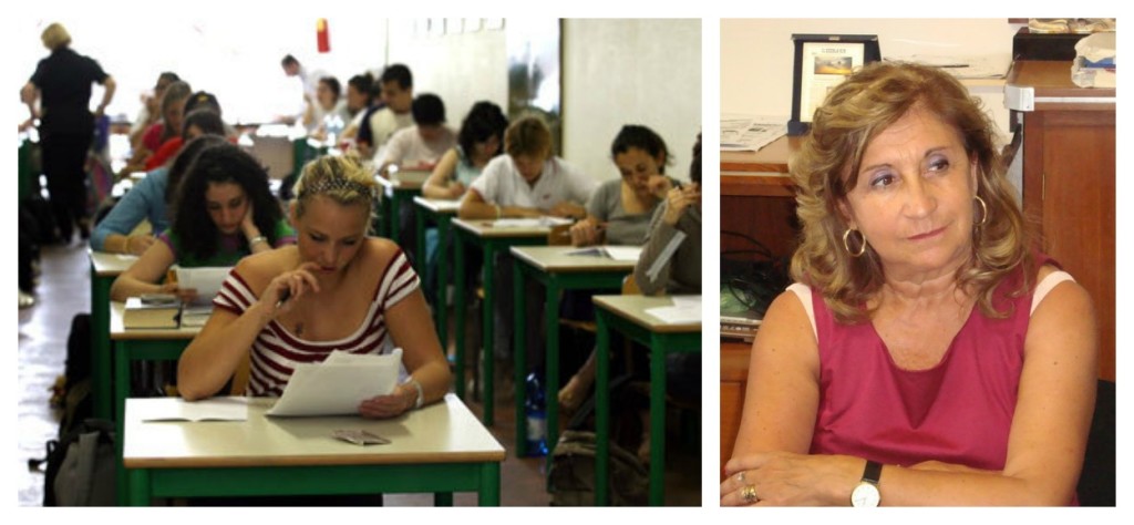 Sulla destra il Provveditore Franca Rambaldi