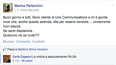uno communications vendita