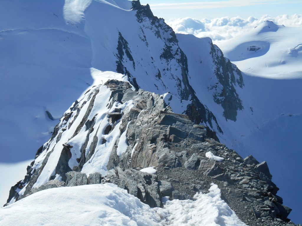 La parte finale della cresta del Feekopf