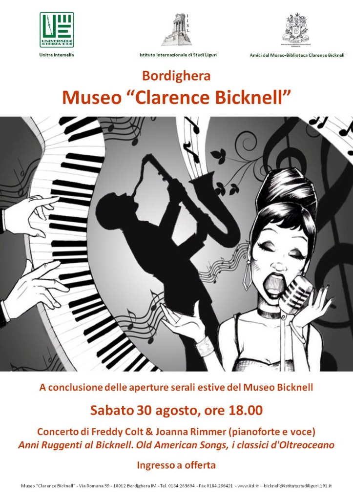 Locandina Bicknell sabato 30 agosto 2014