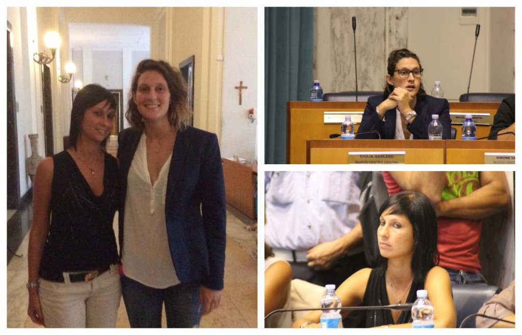 Da sinistra: Chiara Corrini e Giulia Gorlero