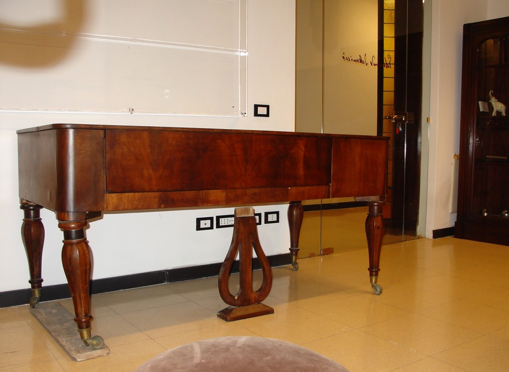 Il fortepiano in Biblioteca