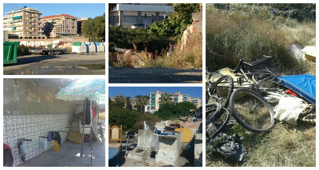 collage campo nomadi