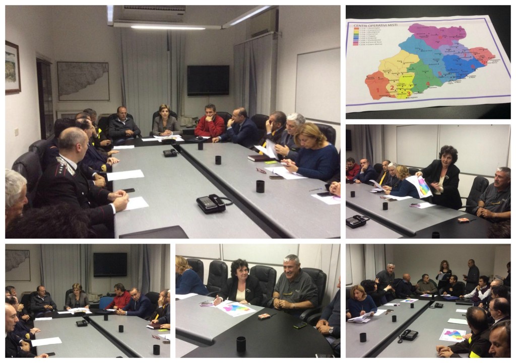 collage prefettura maltempo