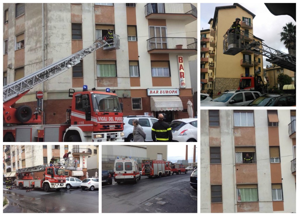 collage vigili del fuoco soccorso via de sonnaz