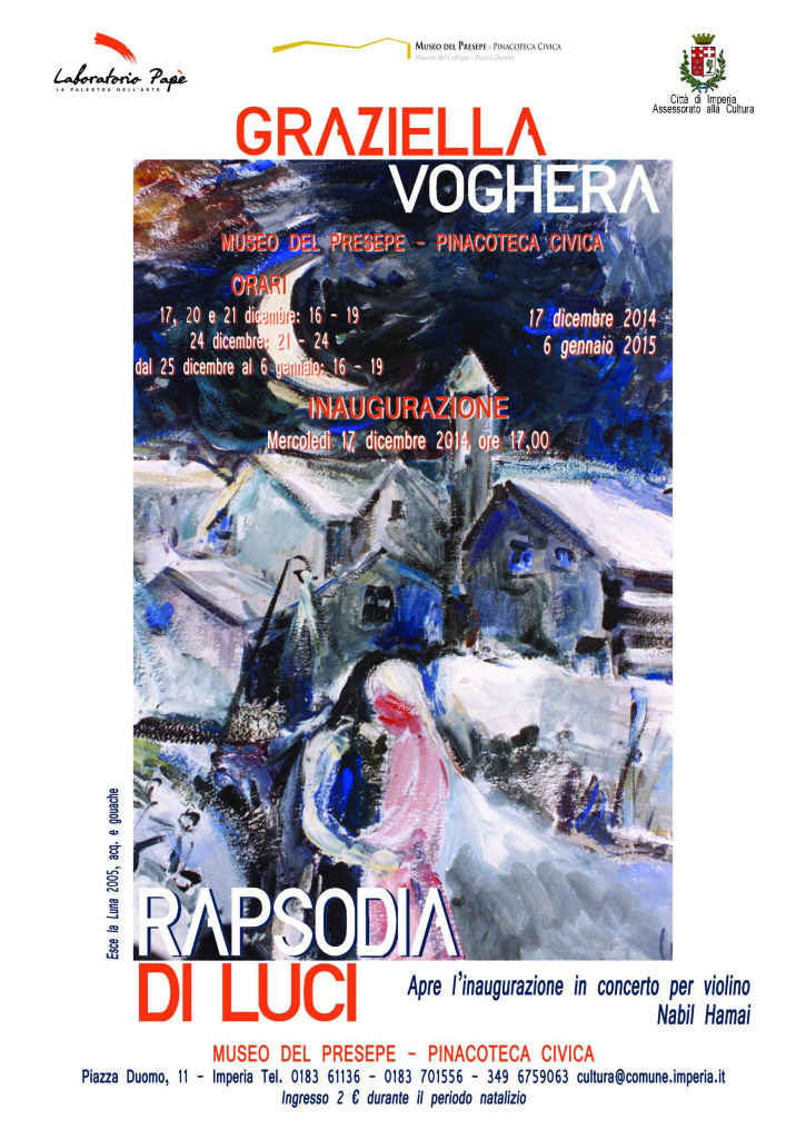 Locandina Mostra Graziella Voghera