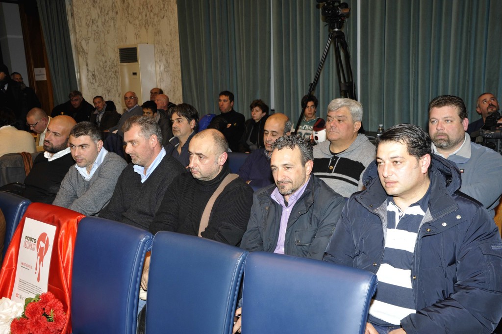 Una rappresentanza dei dipendenti Tra.De.Co.