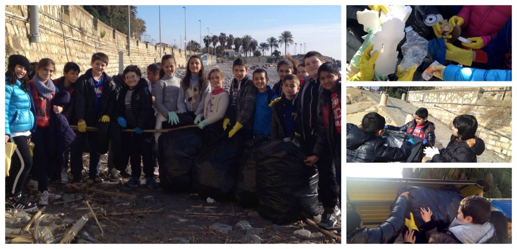 Pulizia spiagge 5 b collage