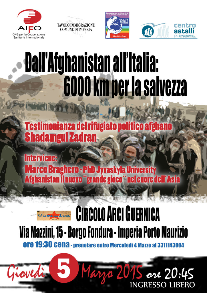 Incontro con Rifugiato Afghano 5 marzo 2015 -