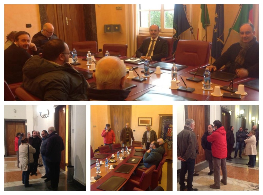collage riunione sindaci tradeco