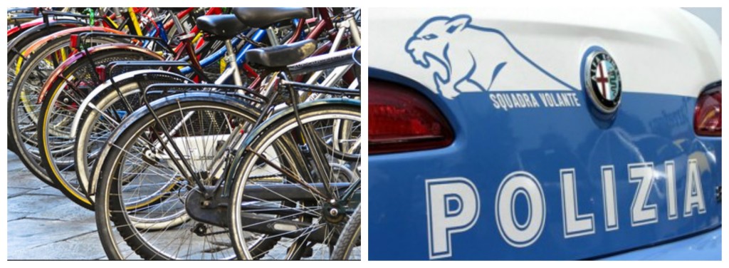 collage squadra volante biciclette