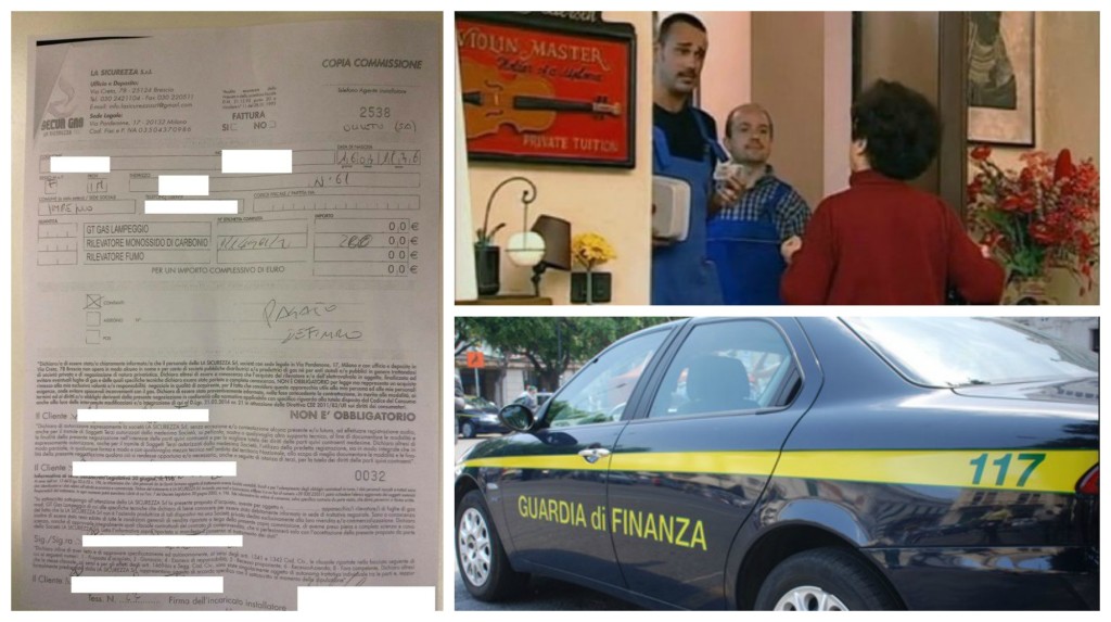 collage truffa rilevatori