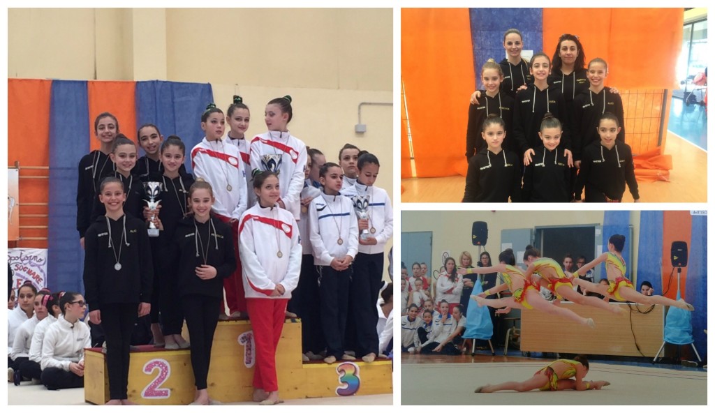 Cerchio oro danza collage