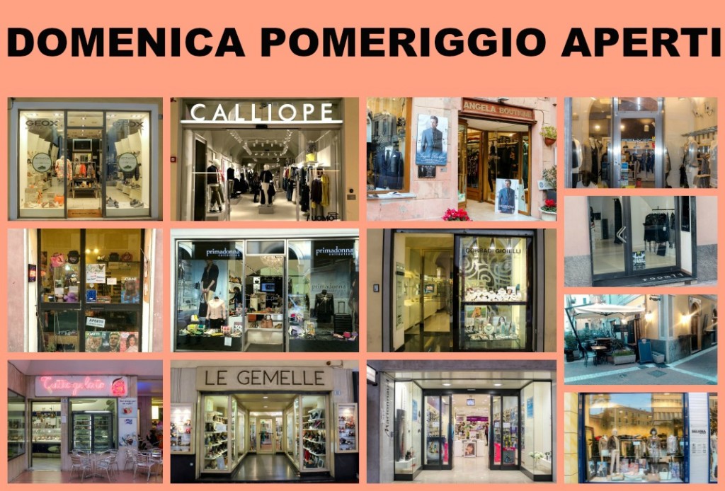 domenica pomeriggio aperti