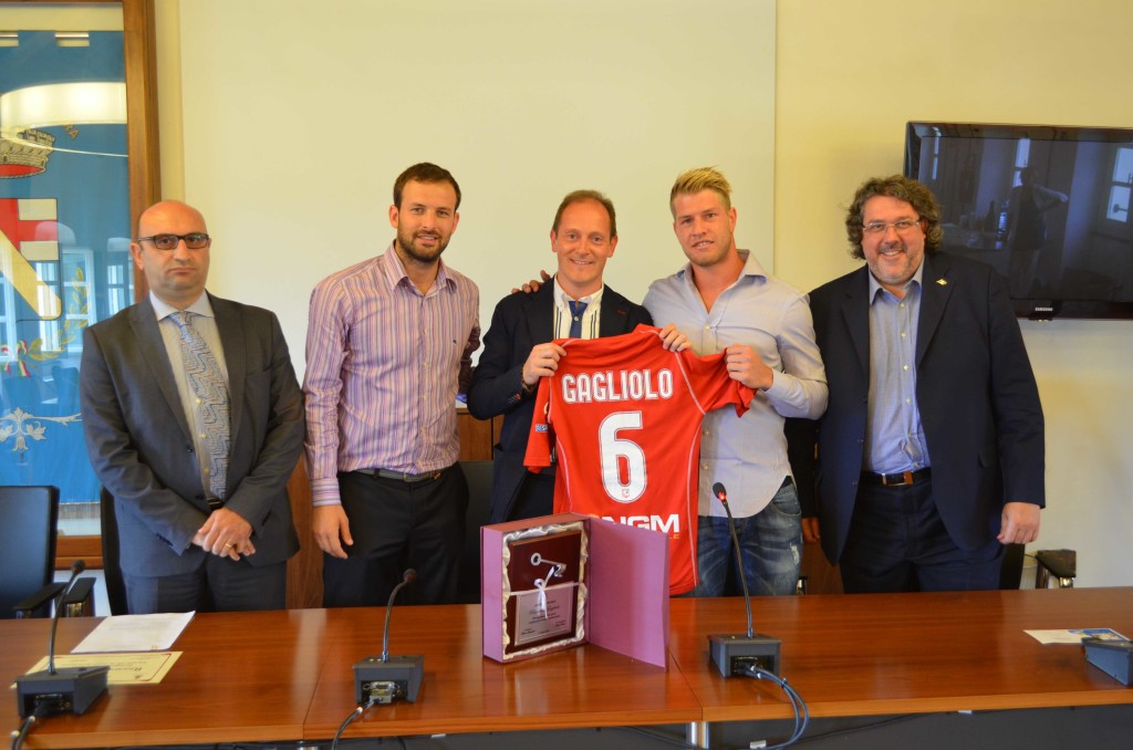 Consegna delle chiavi della citta a Gagliolo_gruppo