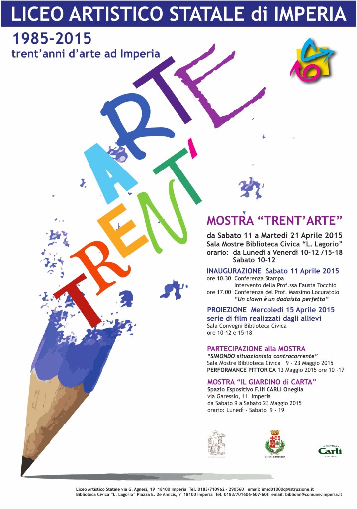 Locandina Trent'anni d'arte-p1