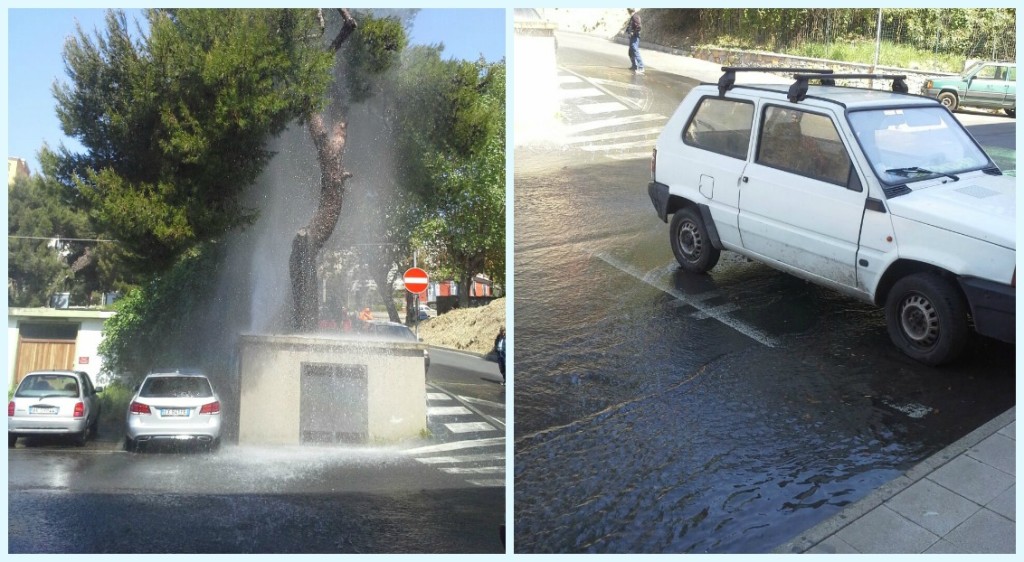 collage perdita d`acqua