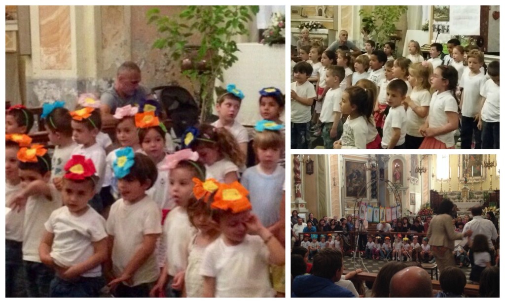 COLLAGE SCUOLA festa fine anno piani