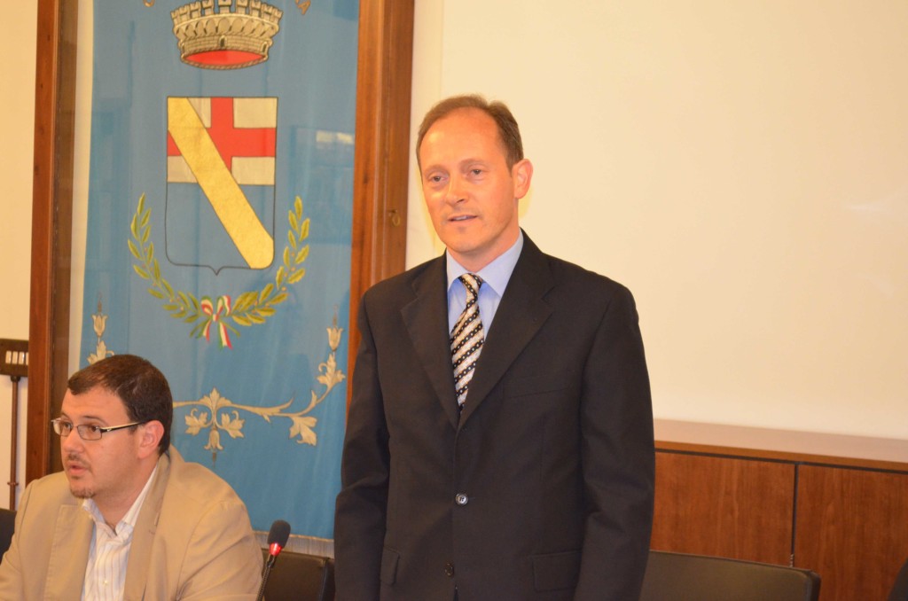 Il sindaco Mauro demichelis in consiglio