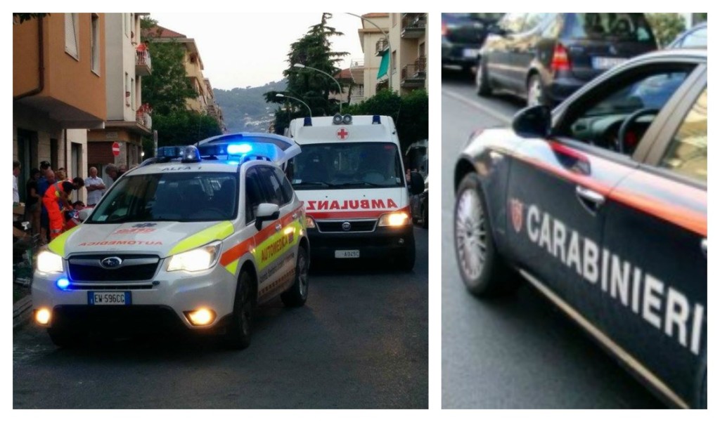 collage carabinieri soccorsi