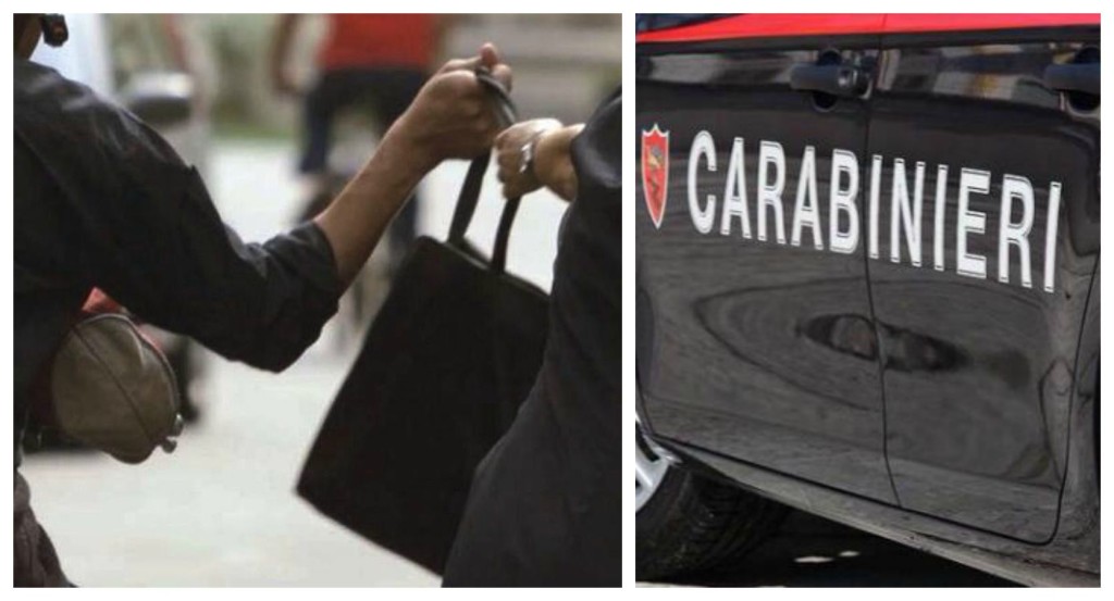 collage furto carabinieri scooter