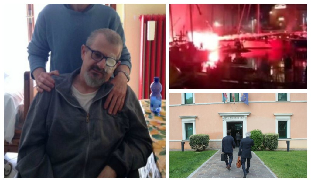 collage salvagno tribunale razzo