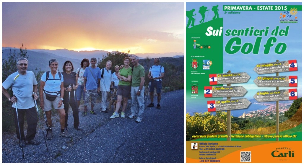 collage sentieri golfo