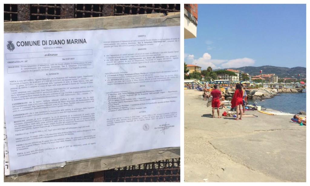diveito balneazione diano marina collage