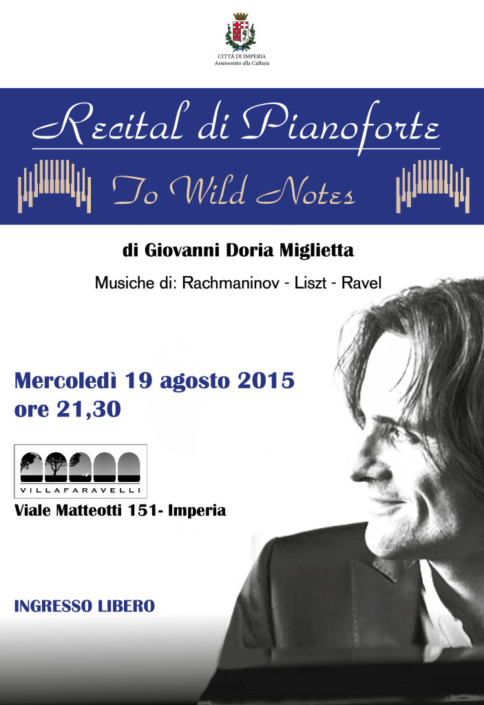 RECITAL DI PIANOFORTE  LOCANDINA