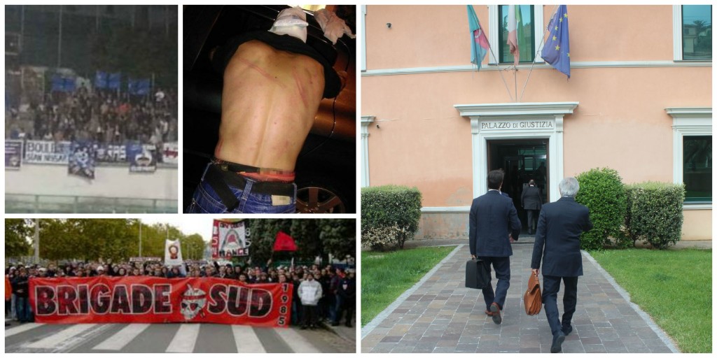 collage calcioviolenza