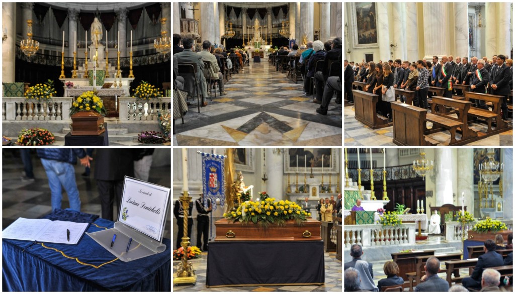 collage funerale demichelis