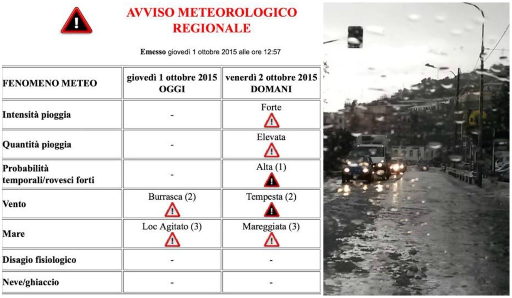 maltempo wek 1 oct