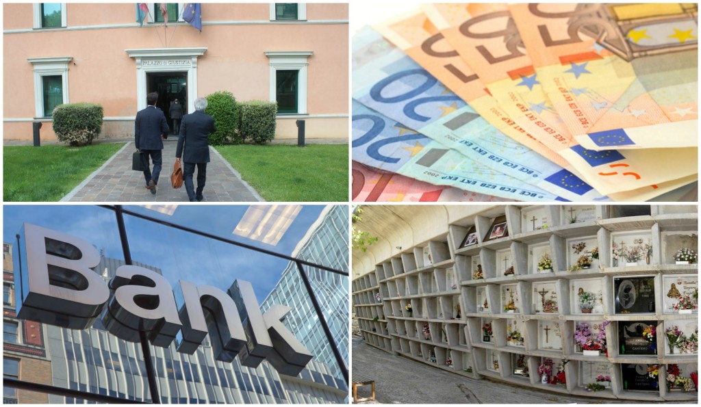 tribunale banche cimitero