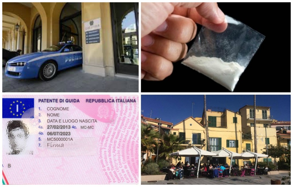 POLIZIA SOGNATORI COCAINA PATENTE
