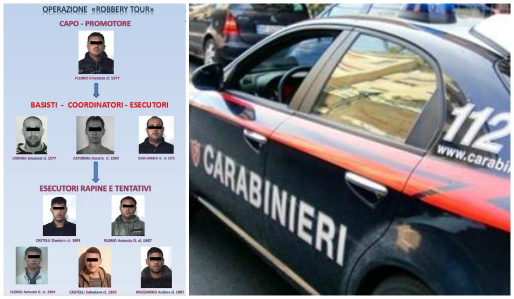 collage robbery carbinieri