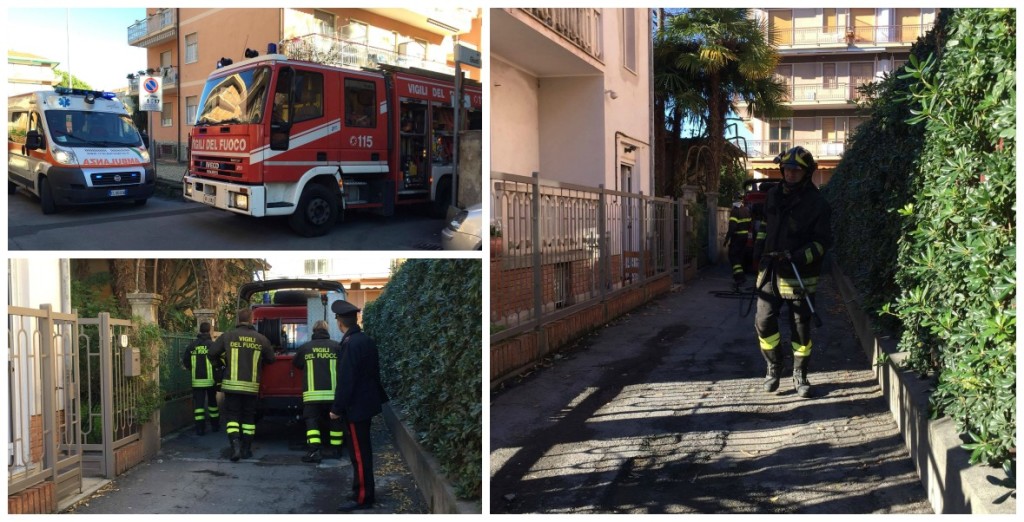 diano marina incendio abitazione