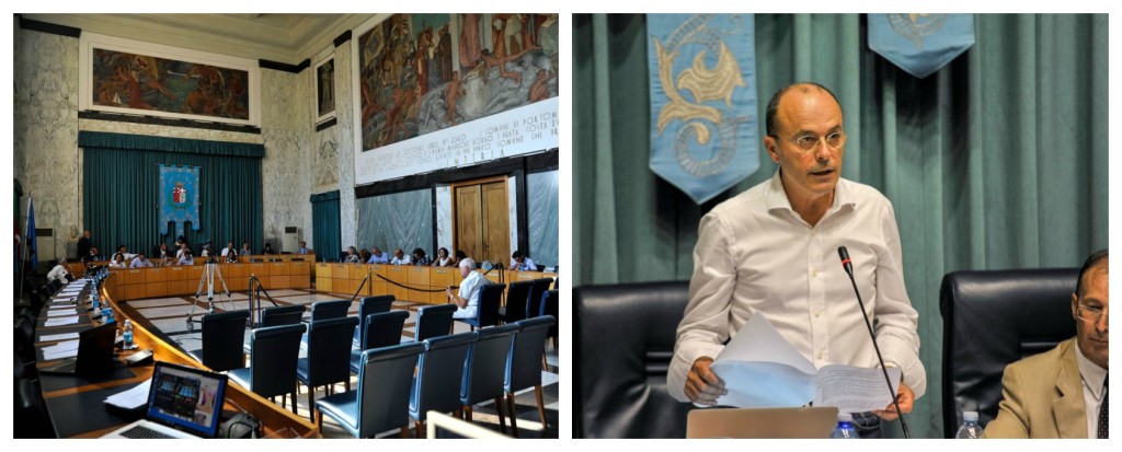 Consiglio sospeso Capacci reazione