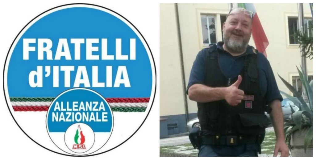 Fratelli Italia poliziotto morto
