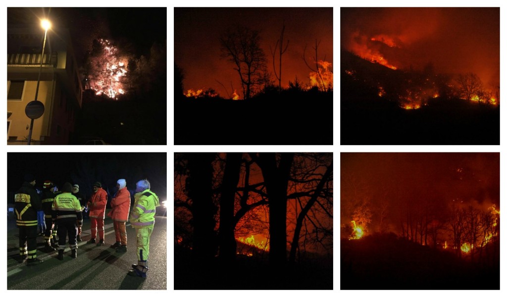 incendi entroterra
