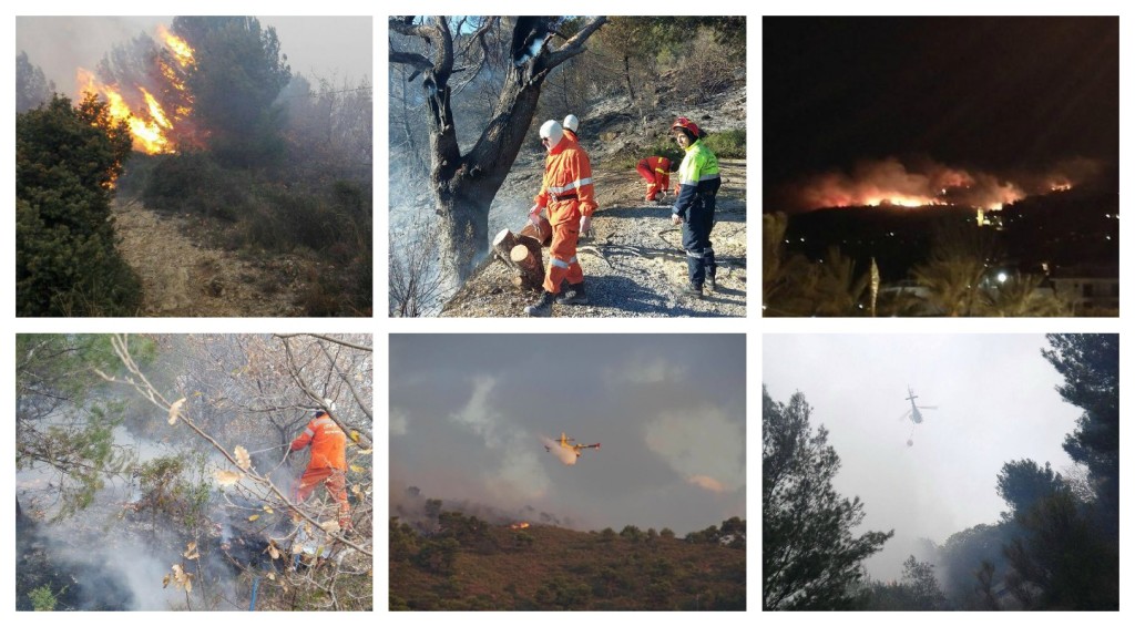 incendio sotto controllo
