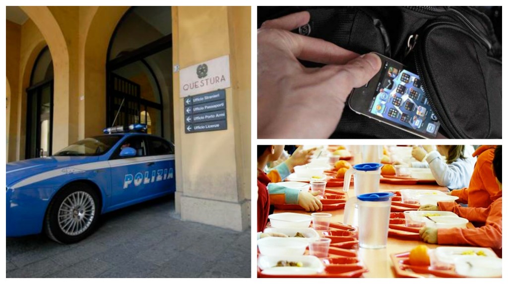 furto cellulari mensa