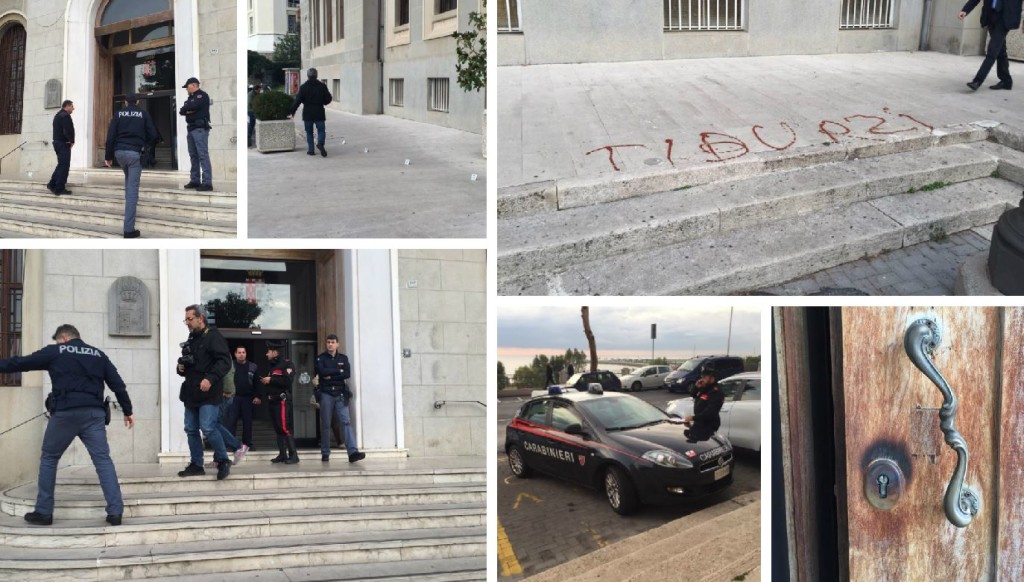 digos polizia scritte