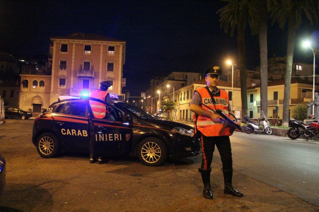 carabineri posto di blocco