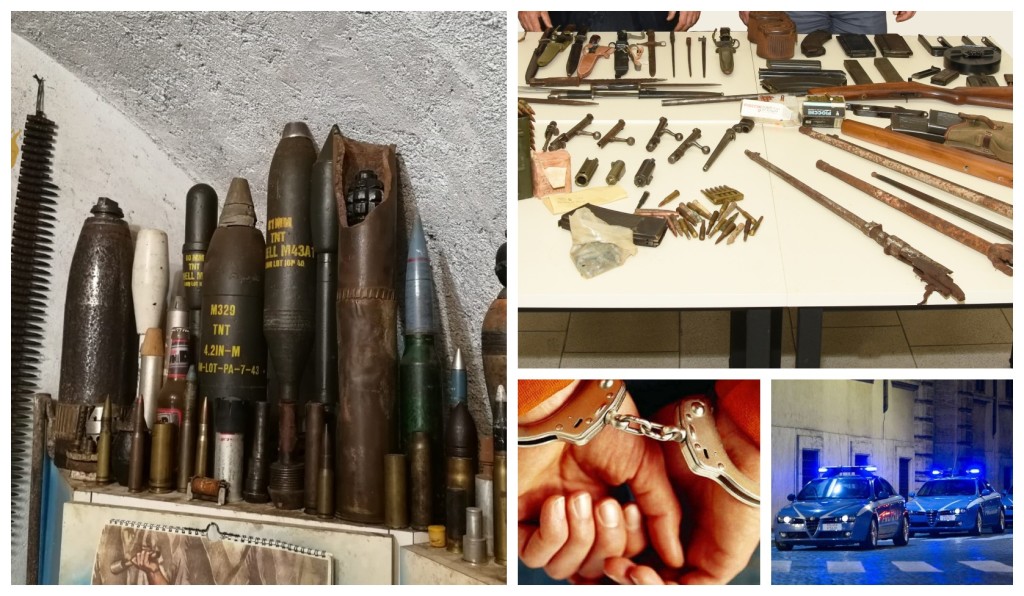 polizia-arsenale-guerra-arresto