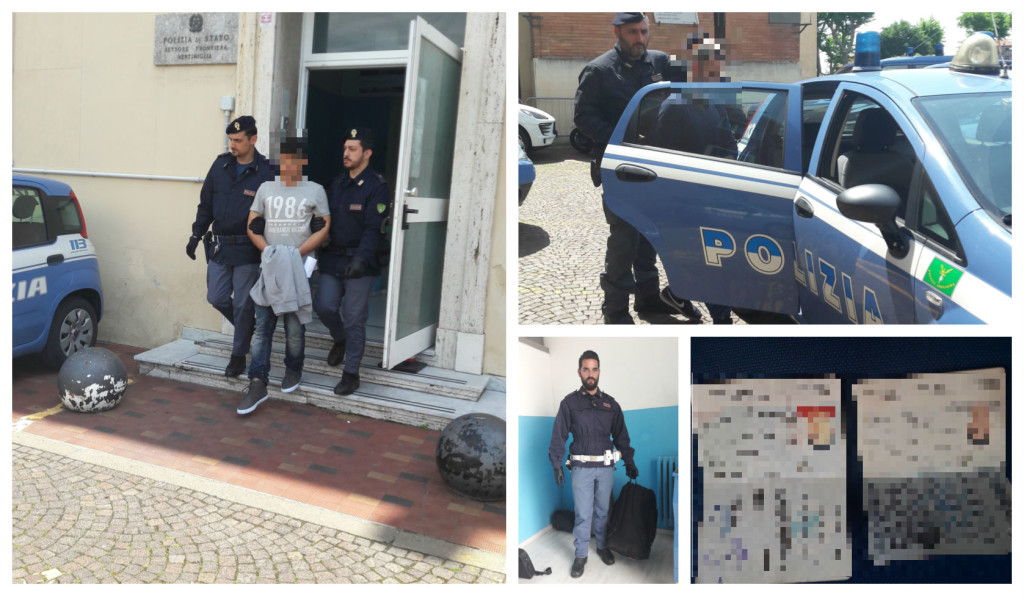 polizia-frontiera-arresto-siriani-ventimiglia