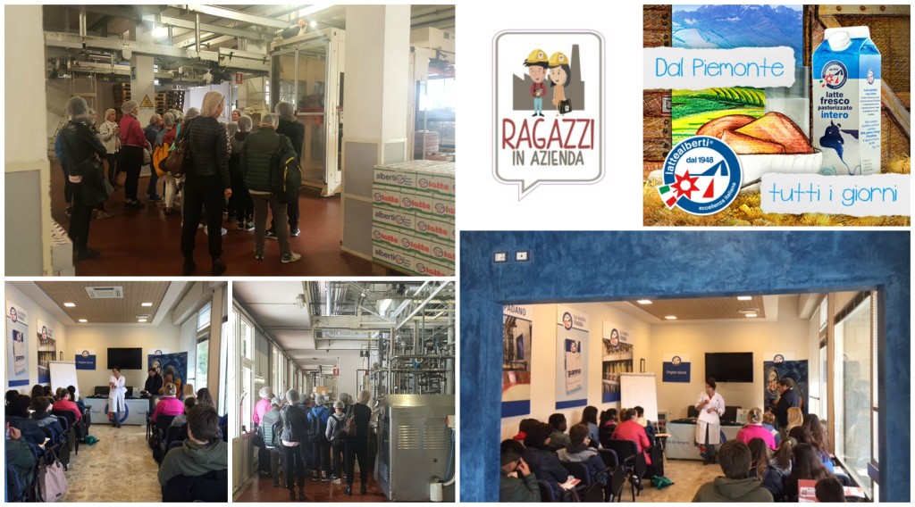ragazzi in azienda