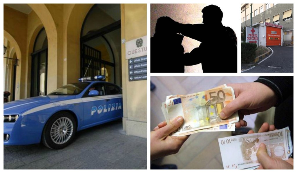 aggressione denuncia polizia imperia estorsione (1)